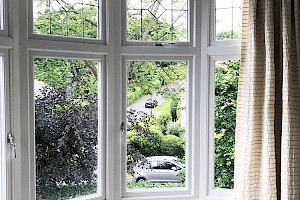 Traditional window replacement - Interior view