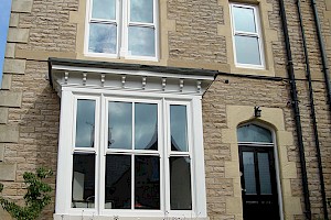 Exterior view of newly fitted Traditional Windows