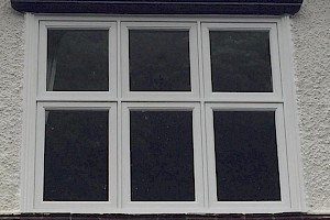 6 Panelled window installation