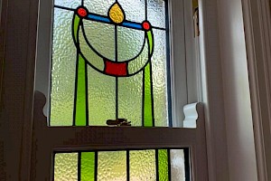 Traditional stained glass design