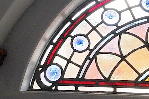 Arch stained glass windows